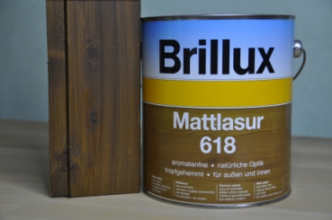 Brillux Mattlasur 618  3 Ltr. Nußbaum